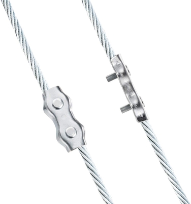 Os grampos de cerco elétricos da braçadeira da seta dos conectores da corda de fio galvanizaram 10mm