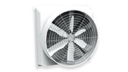 Ventiladores de escape industriais de estilo moderno para refrigeração de aves de capoeira 6.2m/s Velocidade do vento