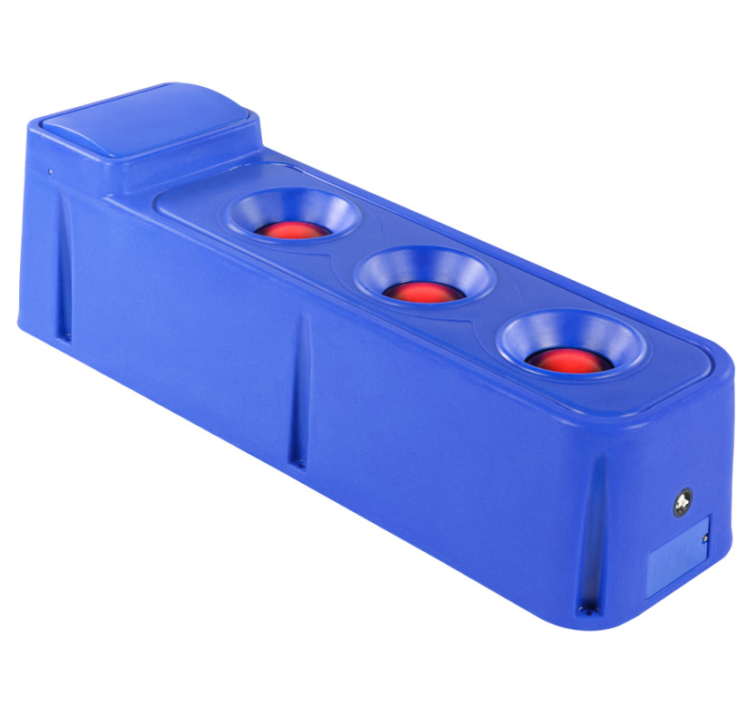 Tanque de água reforçado de polietileno azul para gado com protecção contra corrosão e garantia antifrio