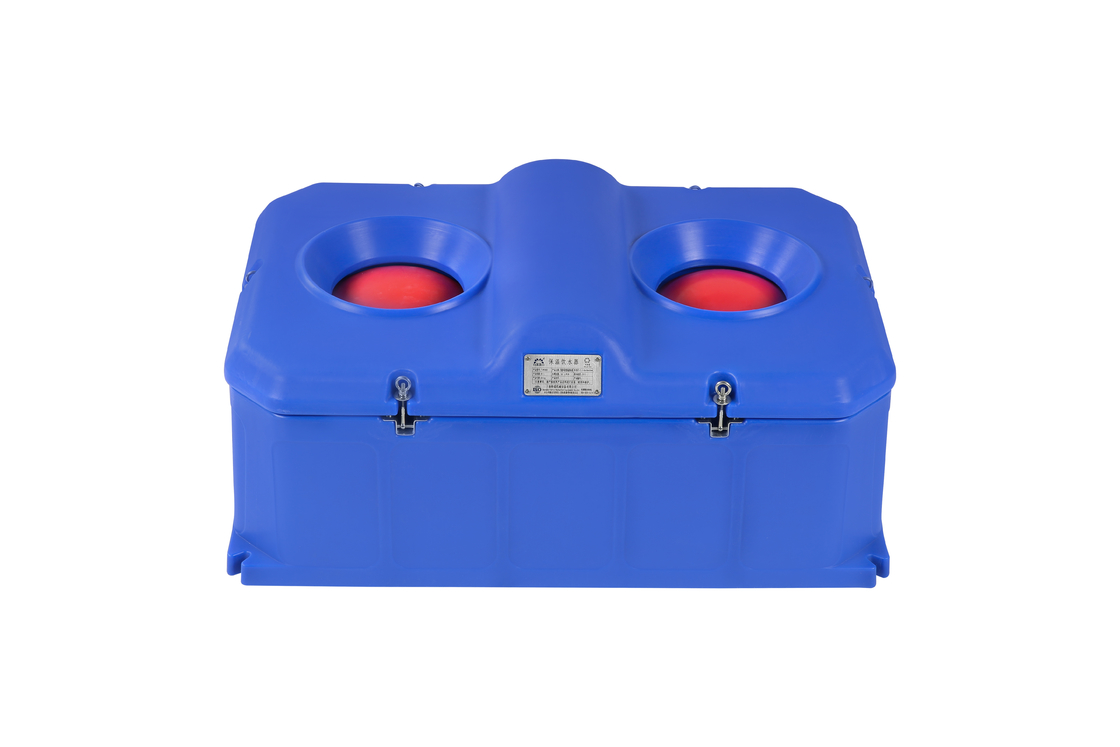 Aquecedor automático de gado LLDPE com 1 conjunto de discos de aquecimento de 220V300W para gado