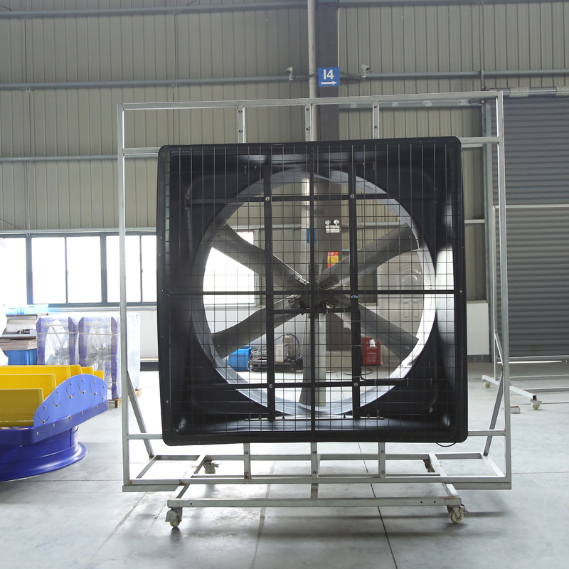 Ventilador de escape industrial 120200m3/h Fluxo máximo de ar 72 polegadas Diâmetro da lâmina 4.2A Intensidade de corrente