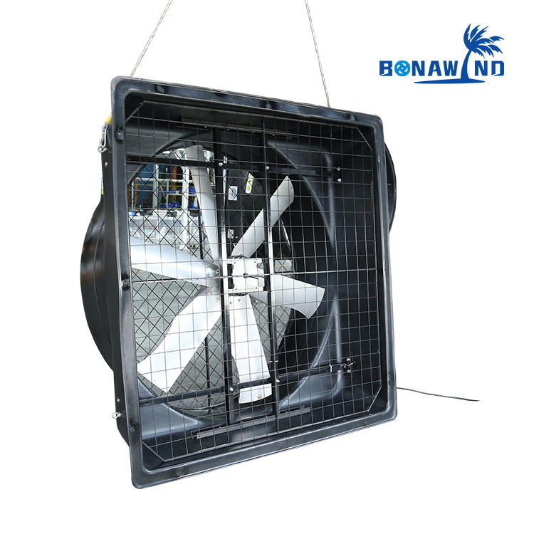 Ventilador de escape industrial 120200m3/h Fluxo máximo de ar 72 polegadas Diâmetro da lâmina 4.2A Intensidade de corrente