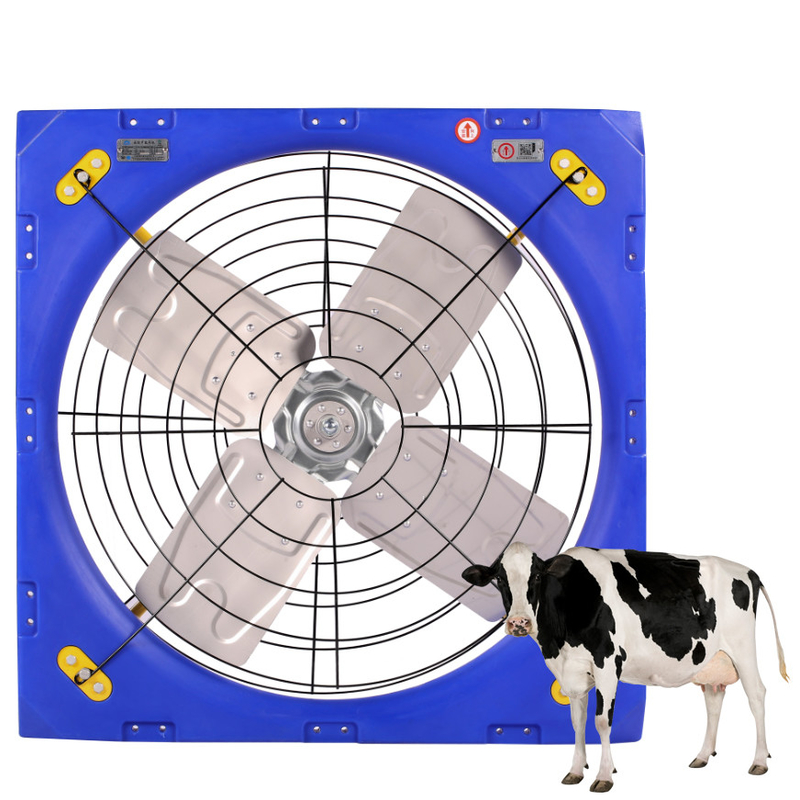 Ventilador de circulação de gado PE de dupla camada de alta resistência com fluxo de ar máximo de 28273 m3/h para ventilação ideal