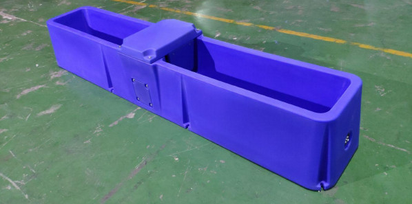 Aguaçador automático de gado azul com controle de temperatura para gado
