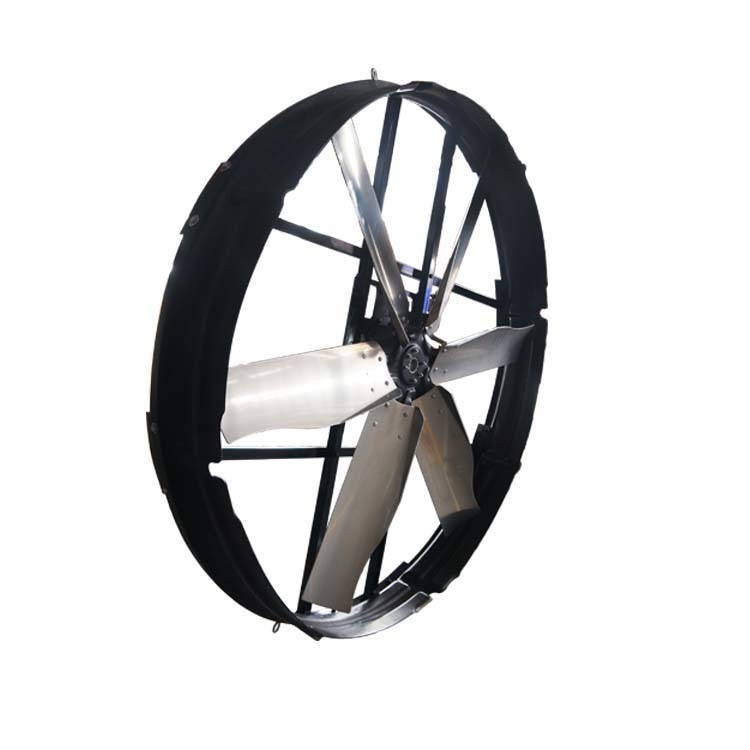 Ventilador de painel de 2000W 72 com nível de proteção IP55 e velocidade de rotação de 345 r/min para escape industrial