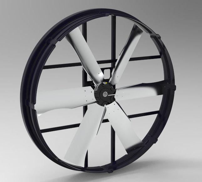 Ventilador de Painel Industrial Com Fluxo de Ar Máximo de 120000 m³/h E Vortex Inline de Capacidade de 60 m³/h