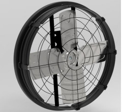 O ventilador de painel excepcional de 38' FBA038EC com 28273m3/h de fluxo máximo de ar e ruído ≤ 69dB