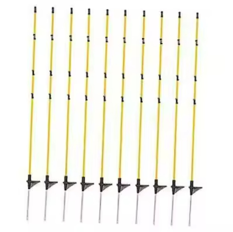 Post redondo de fibra de vidro com 120cm de altura 10mm de diâmetro 50pcs por cartão e 1 ano de garantia para múltiplas aplicações