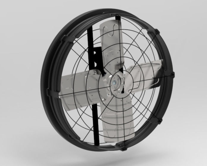 Ventiladores para Galpões de Gado com Ruído ≤69dB, Tamanho da Estrutura 1122*1122*306mm e Potência de Entrada 300w