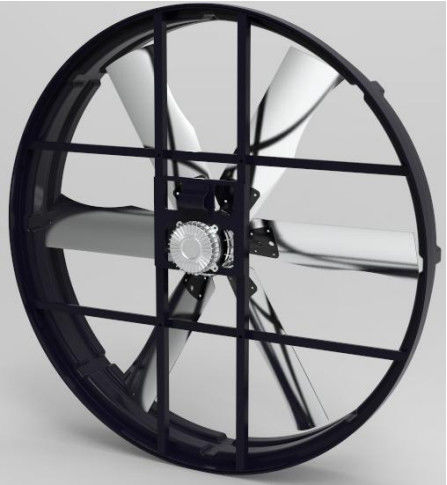 55'' ventilador de painel com escape industrial 66000m3/h fluxo de ar 1200W potência baixo nível de ruído e ampla aplicação