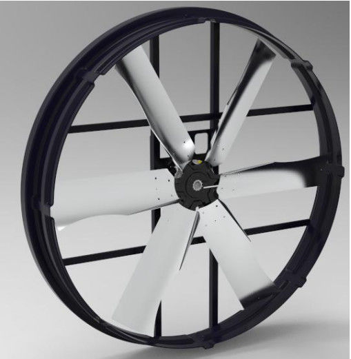 55'' ventilador de painel com escape industrial 66000m3/h fluxo de ar 1200W potência baixo nível de ruído e ampla aplicação