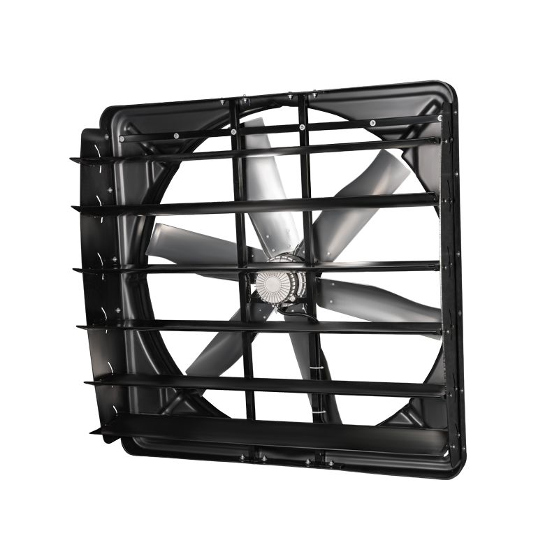 Ventiladores de ventilação de gado duráveis 3PH/380-480V/50-60HZ 6.2m/s Velocidade do ar Rotor externo Imã permanente motor DC sem escovas