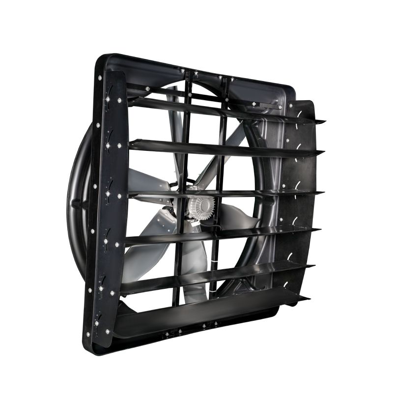 Ventilador de teto industrial com material de lâmina de liga de 6pcs e rotor externo de poupança de energia ímã permanente sem escova motor de CC