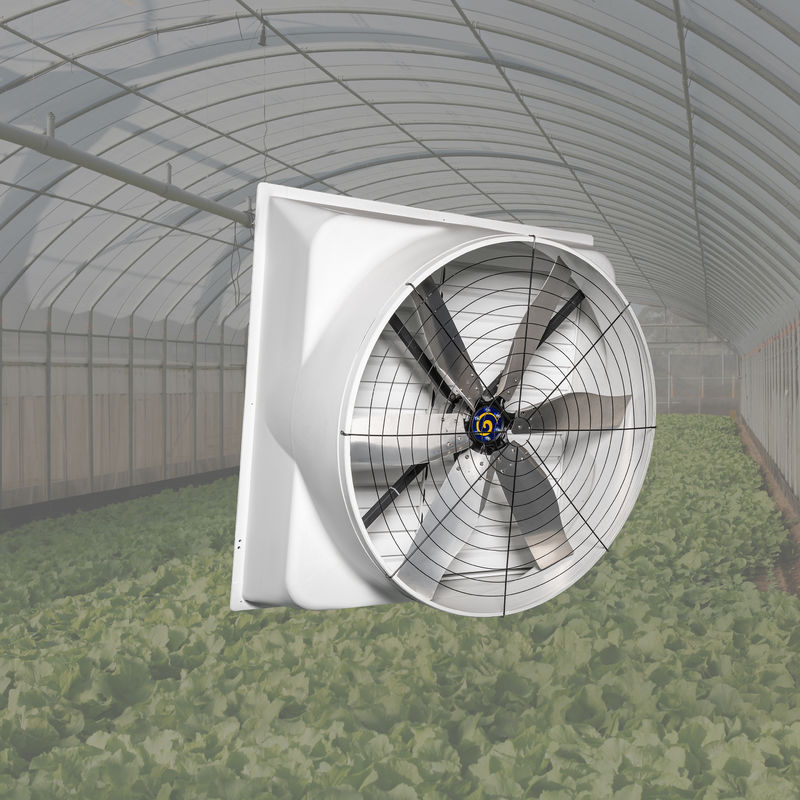 Ventilador de aves de capoeira poderoso 850w Input Power Air Speed parafuso para o quadro na parede