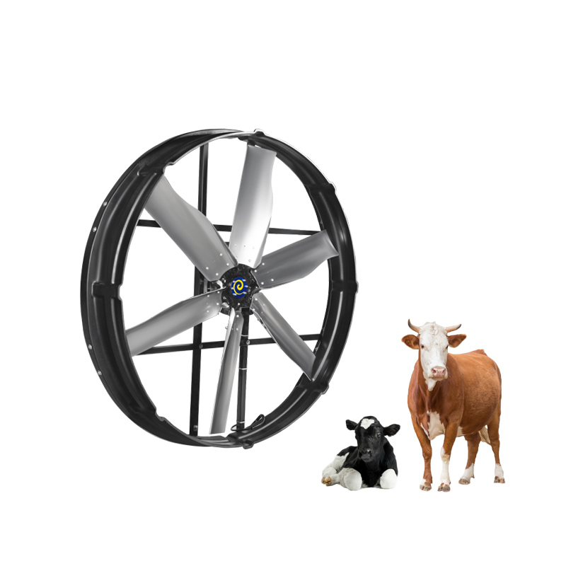 Potência 2000W Ventilador de escape industrial IP55 Nível de proteção 60mm Instalação de tubos 345r/min Velocidade de rotação