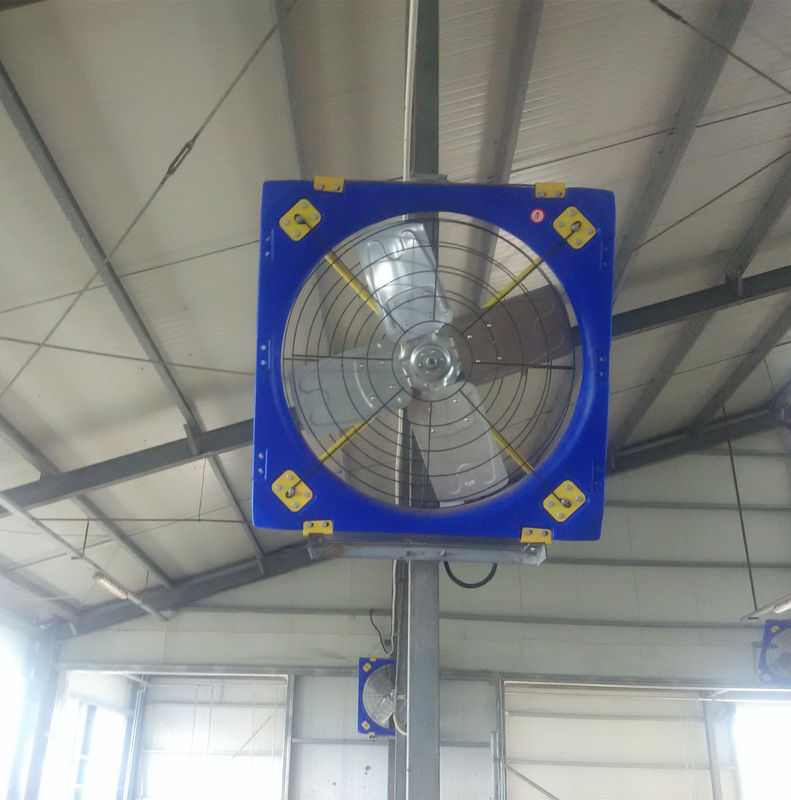 Voltagem e frequência ajustáveis para os ventiladores de ventilação de gado