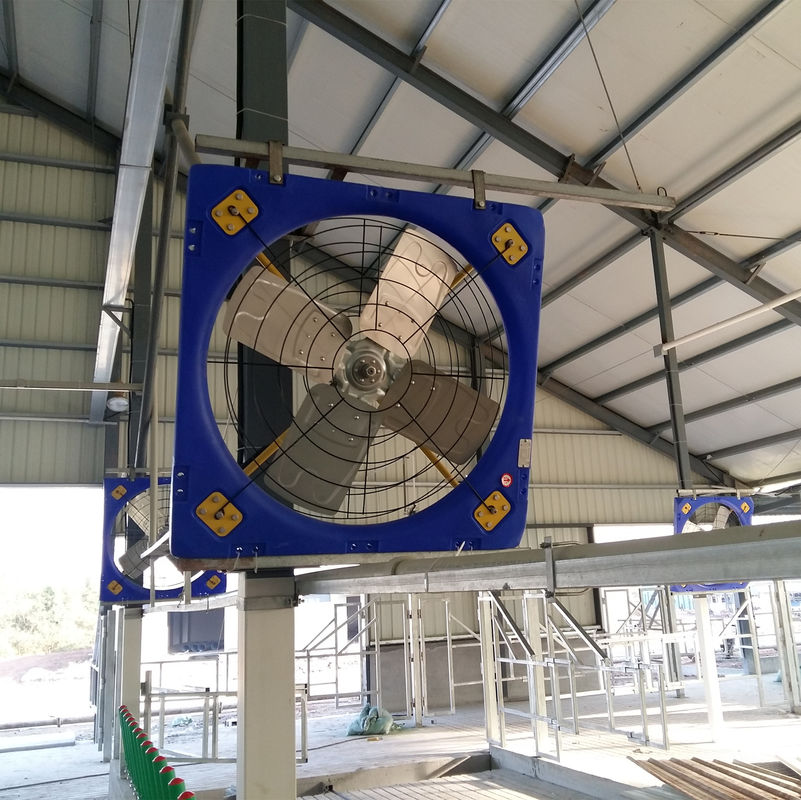 Voltagem e frequência ajustáveis para os ventiladores de ventilação de gado
