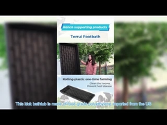 Cor plástica resistente de Brown do recipiente de Footbath do gado de LLDPE