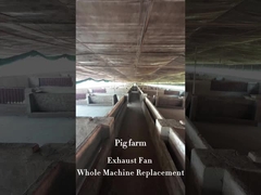 1830 mm Diâmetro da lâmina Ventilador industrial Com resistência Material de estrutura de PE de camada dupla