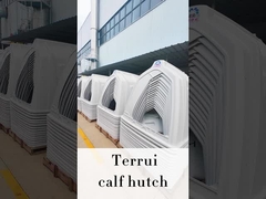 Polietileno Branco Rectangular Imóveis de Leite de Bezerro Com Isolamento e Resistência a Meteorologia