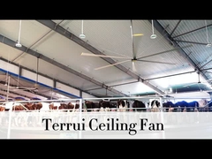 9.53m3/min Fluxo de ar Ventilador de teto industrial 14300 m3/min Máxima saída