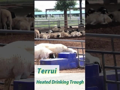 Resistente à corrosão Tanque de água para gado de plástico azul 85L