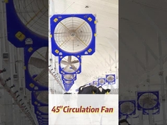 Potente ventilador industrial com velocidade de rotação de 610 RPM 40700m3/h Fluxo de ar