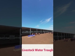 Caldeirão de leite de vaca de polietileno resistente a impactos de grande porte com mangueira trançada de 1